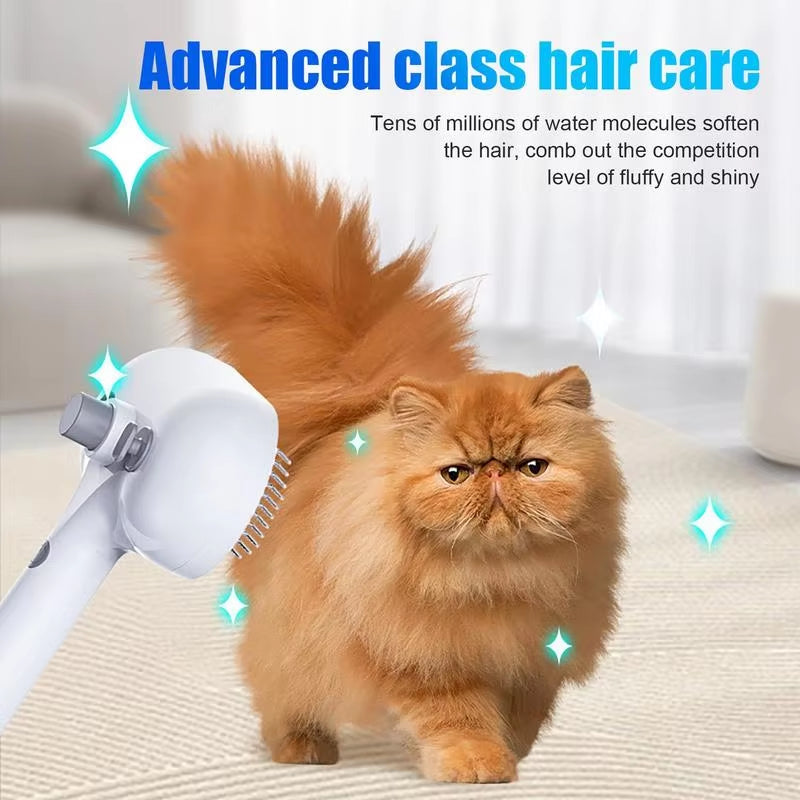 Animal Hair Remover Brush Dog and Cat Steam Brush Pet Self Cleaning Dog Brush Grooming Removes Cat Hairs Cat Dog Accessories