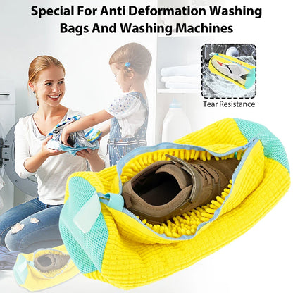 1-6PCS Washing Shoes Bag Mesh Shoes Bag Machine Travel Storage Bags Portable Anti-Deformation Protective Clothes Organizer
