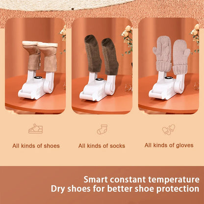 New Shoes Dryer Machine Folding Smart Constant Temperature Fast Dryer Heater Deodorizer Dehumidifier Device Boots Drier Machine
