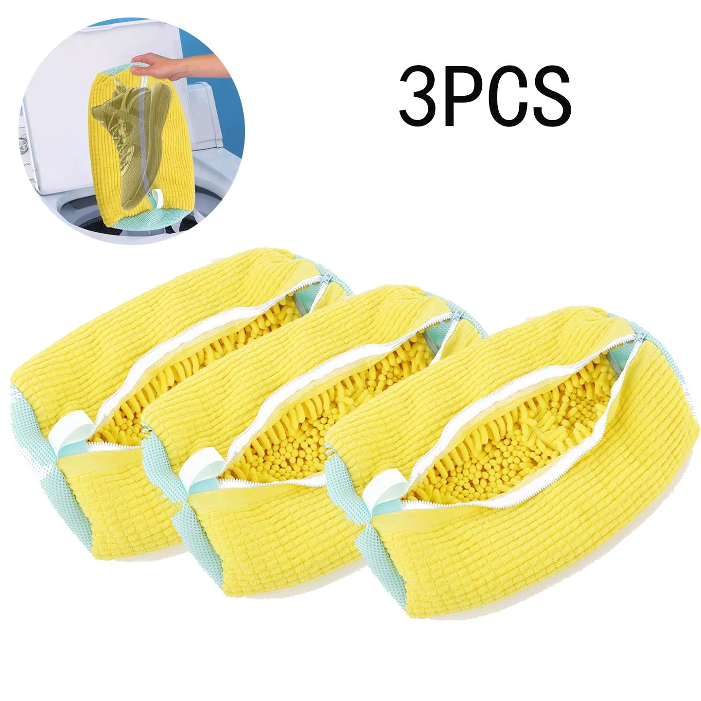 1-6PCS Washing Shoes Bag Mesh Shoes Bag Machine Travel Storage Bags Portable Anti-Deformation Protective Clothes Organizer