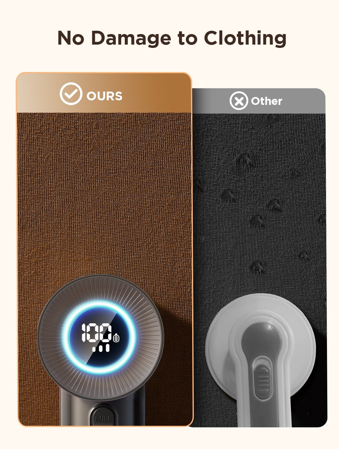 Rechargeable Fabric Shaver, 2 in 1 Electric Lint Remover with Lint Brush, Fuzz Lint Shaver, Sweater Shaver to Remove Pilling, Fabric Defuzzer for Clothes, Furniture (Black)