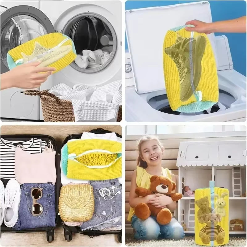 Sneaker Washing Net Bag to Wash Slippers Shoe Laundry Net Washing Machine Bag Slippers Shoes Bags Wash Slippers Washing Shoe Bag