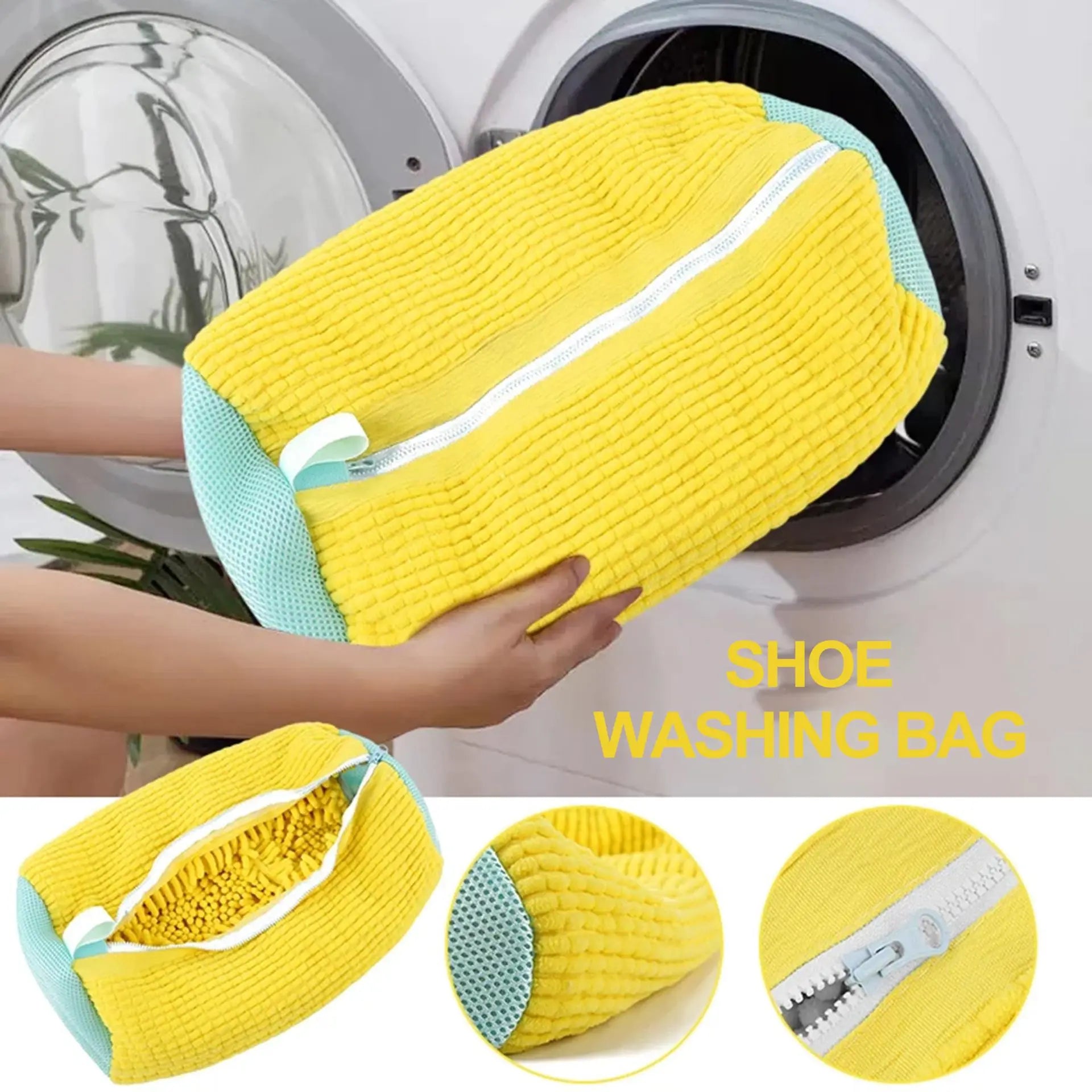 1-6PCS Washing Shoes Bag Mesh Shoes Bag Machine Travel Storage Bags Portable Anti-Deformation Protective Clothes Organizer